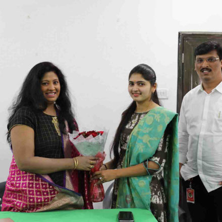 Actress Sumana Sri Garu At Best Acting Institute in Hyderabad, FTIH Film School