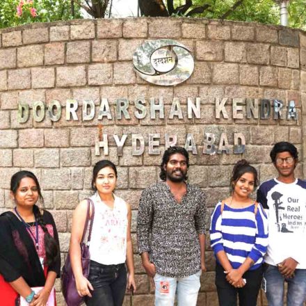 FTIH Students Field Trip To Doordarshan Yadagiri Studio, Hyderabad