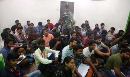 Workshop on Cinematography and Film making By MV Raghu garu Day 2 @ FTIH Film School