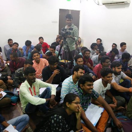 Workshop on Cinematography and Film making By MV Raghu garu Day 2 @ FTIH Film School