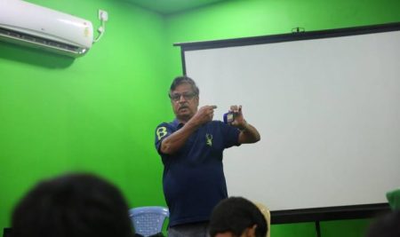Workshop on Cinematography and Filmmaking By MV Raghu garu @ FTIH Film School