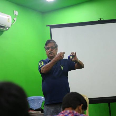 Workshop on Cinematography and Filmmaking By MV Raghu garu @ FTIH Film School